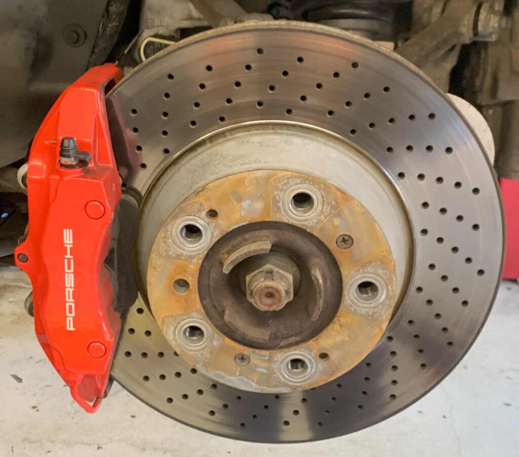 BRAKE CALIPER AND ROTOR