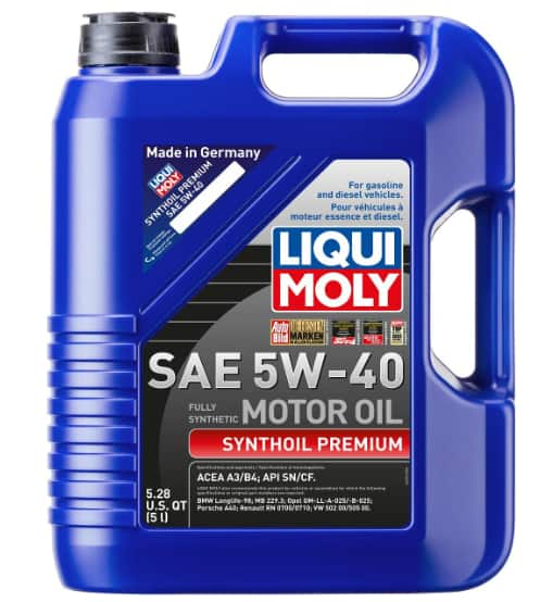 5W-40 SYNTHETIC OIL